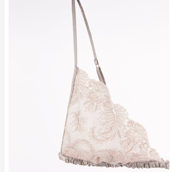 Rhinestone&Lace bra- light pink - Picture 5 of 5